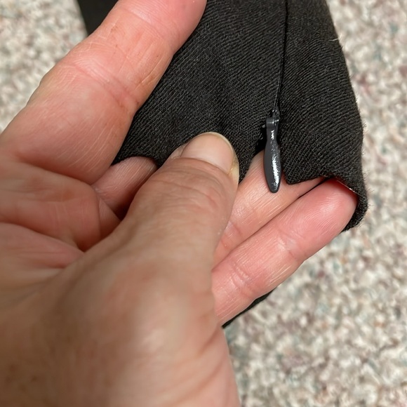 Massimo dutti high waist pleated cropped zip ankle pants - Picture 2 of 10